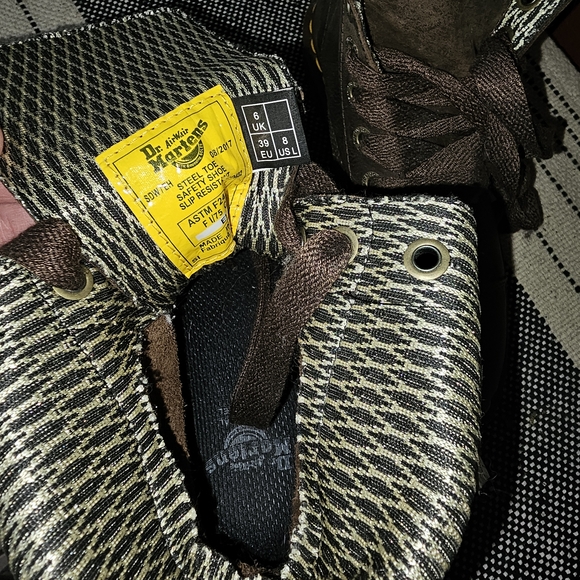 Dr. Martens Dark Brown Combat Boots - Picture 9 of 11